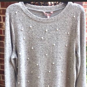 Juicy Couture Grey Pearl Sweater